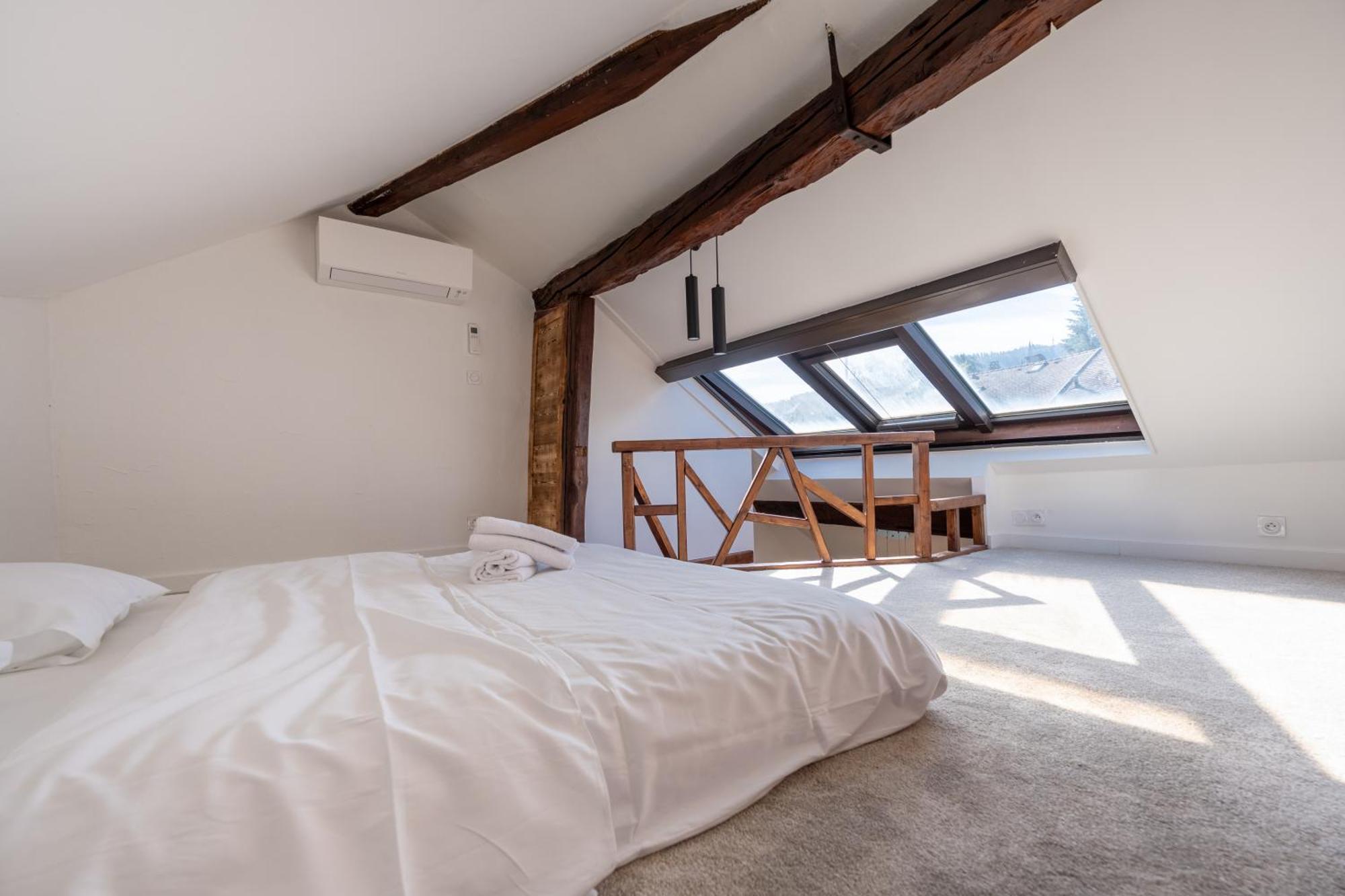 Sous Les Toits D'Annecy, Un Appartement Irresistible Pour 1 A 6 Personnes En Plein Coeur De Ville Luaran gambar